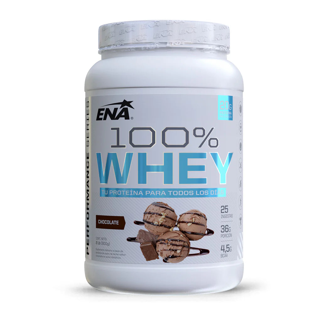 100% Whey Protein Ena Chocolate 2.0 Lb (900 Gr)