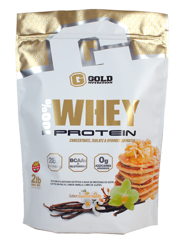 100% Whey Protein Gold Nutrition Vainilla 2.0 Lb (907 Gr)