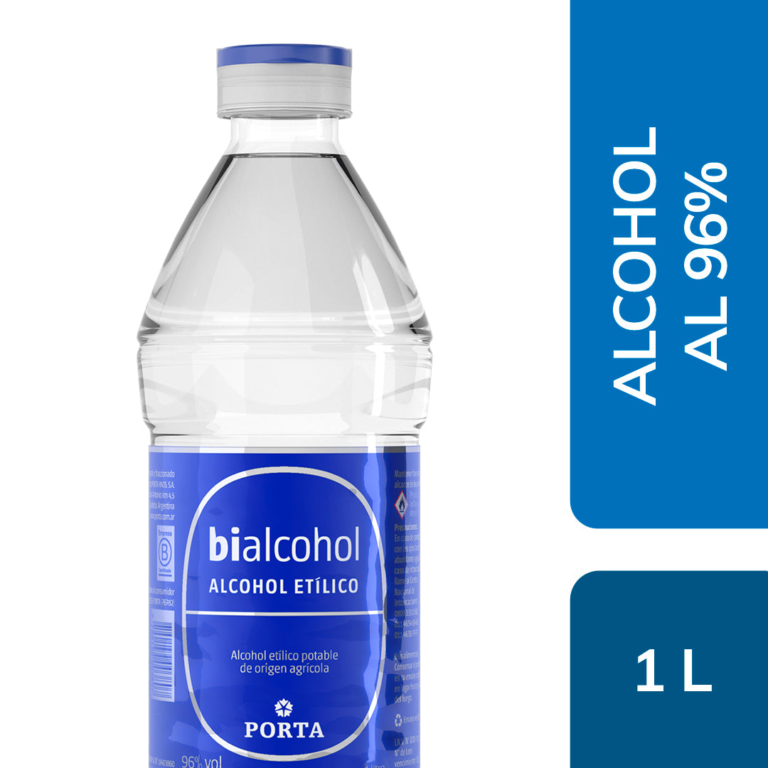 Alcohol Porta Bialcohol 96% X 1 Litro