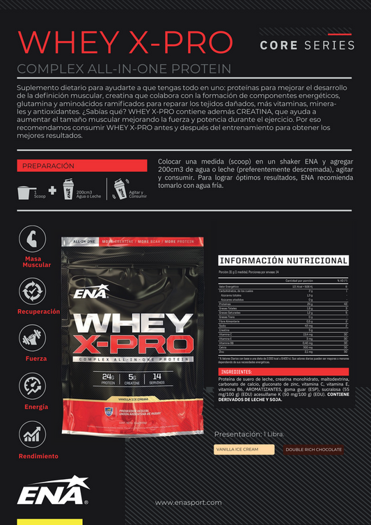 Whey X Pro Ena Sport 1 Lb (453 Gr)
