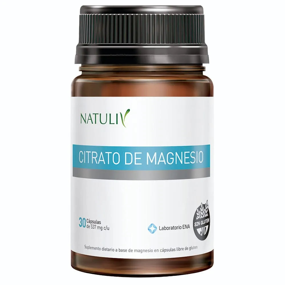 Natuliv Citrato De Magnesio X 30 Cápsulas