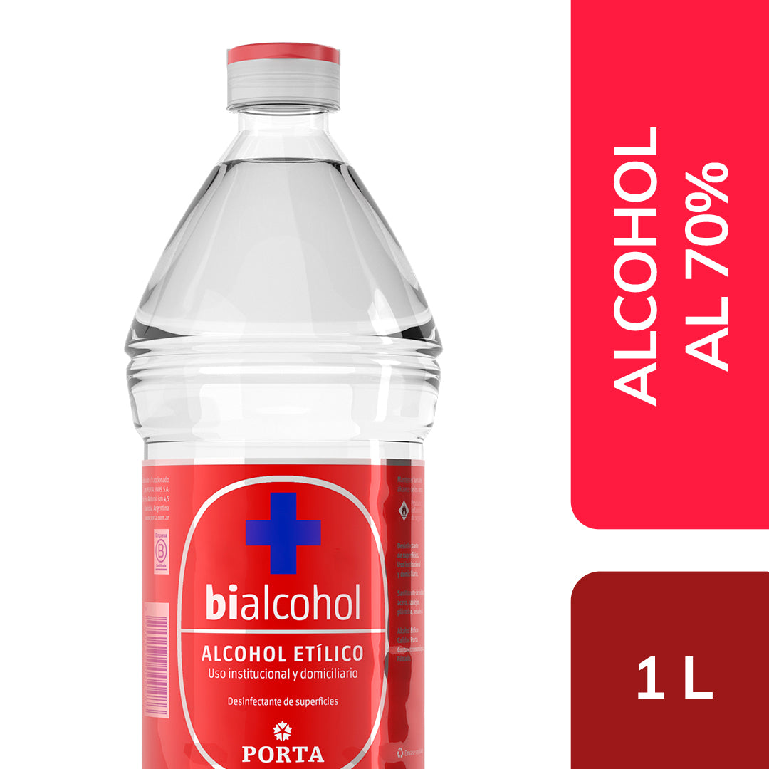 Alcohol Porta Bialcohol 70% X 1 Litro