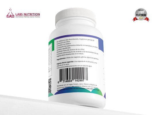 Bisglicinato de Magnesio Labs Nutrition x 60 Cápsulas