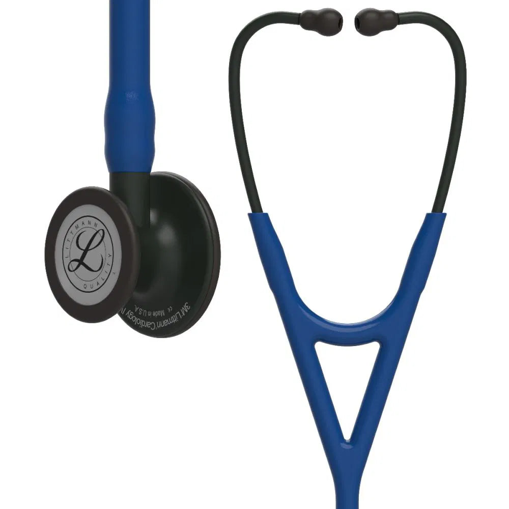 Estetoscopio 3M Littmann Cardiology IV Navy Blue Black Modelo 6168