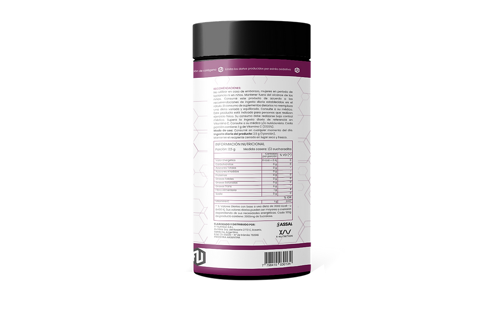 Vitamina C 1 Gr One Fit En Polvo 150 Gr Sabor Naranja