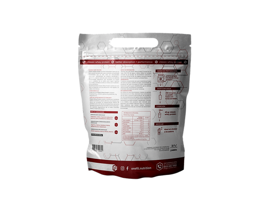 Classic Whey Protein One Fit Frutilla Doypack 2 Lbs (907 Gr)