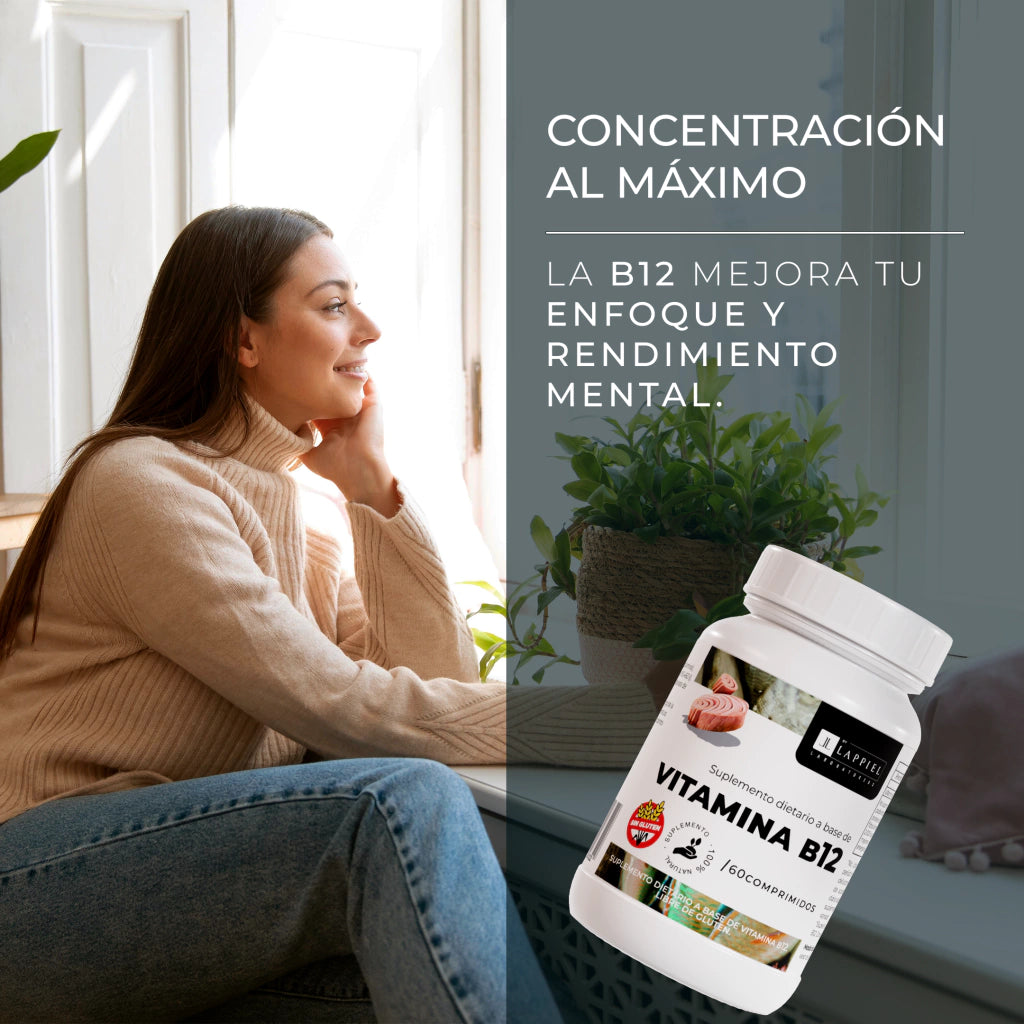 Vitamina B12 By Lappiel x 60 Comprimidos