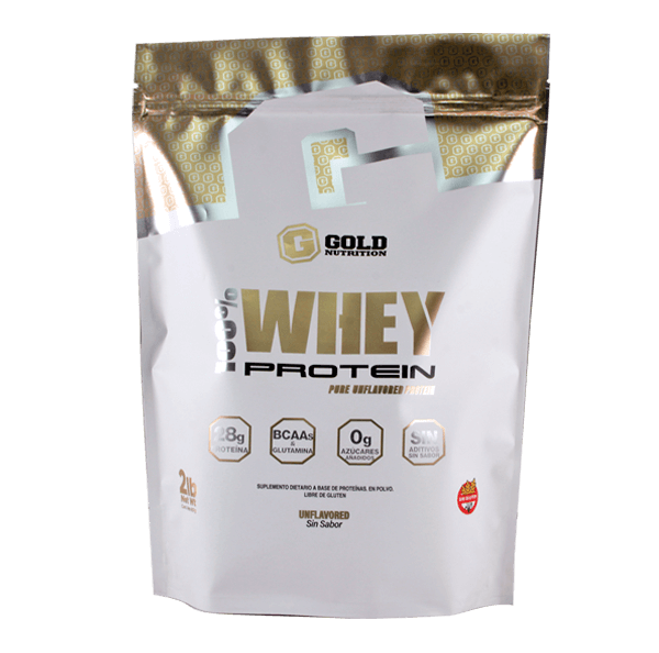 100% Whey Protein Gold Nutrition Sin Sabor 2.0 Lb (907 Gr)