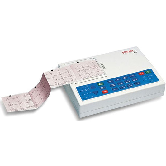 Papel Schiller AT1 G1 90 mm x 90 mm x 200 h Cardio Charts Ecg X 10 Resmas