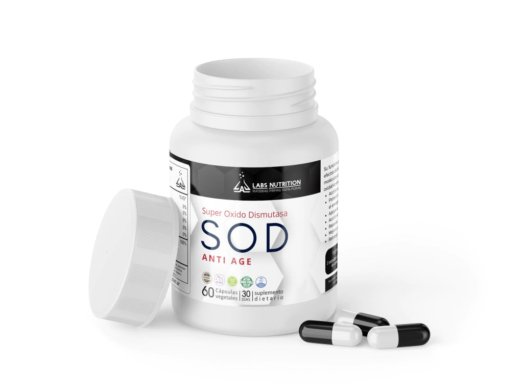 SOD Superóxido Dismutasa Labs Nutrition x 60 Cápsulas