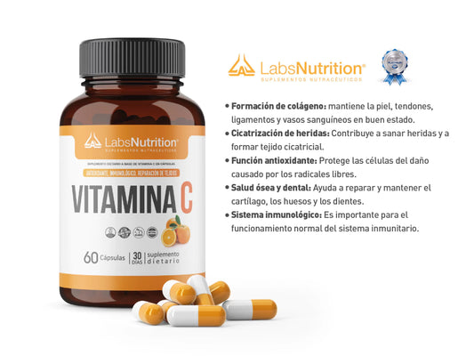 Vitamina C Labs Nutrition x 60 Cápsulas