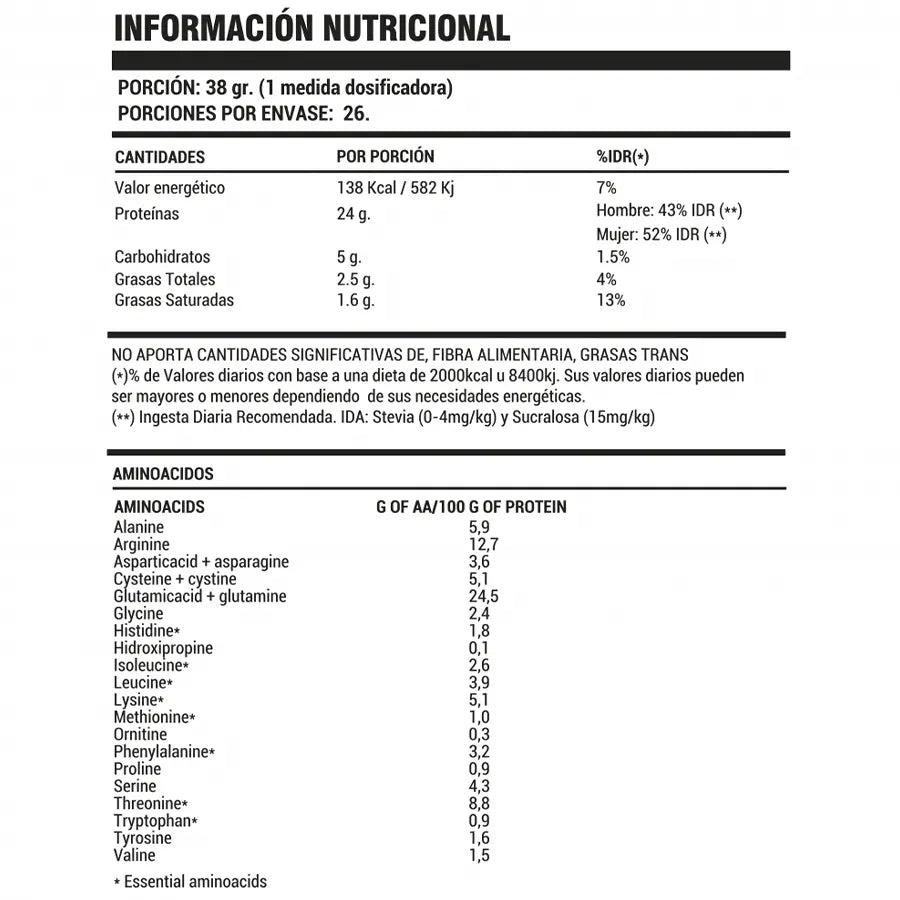 Whey Protein Hoch Sport Vainilla Cream 1 Kg