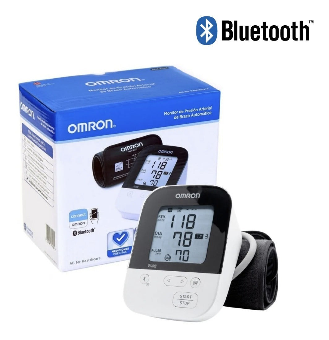 Esfingomanómetro (tensiómetro) Digital Electrónico de brazo OMRON M-7  Intellisense, Conexión Bluetooth a la App Omron Connect