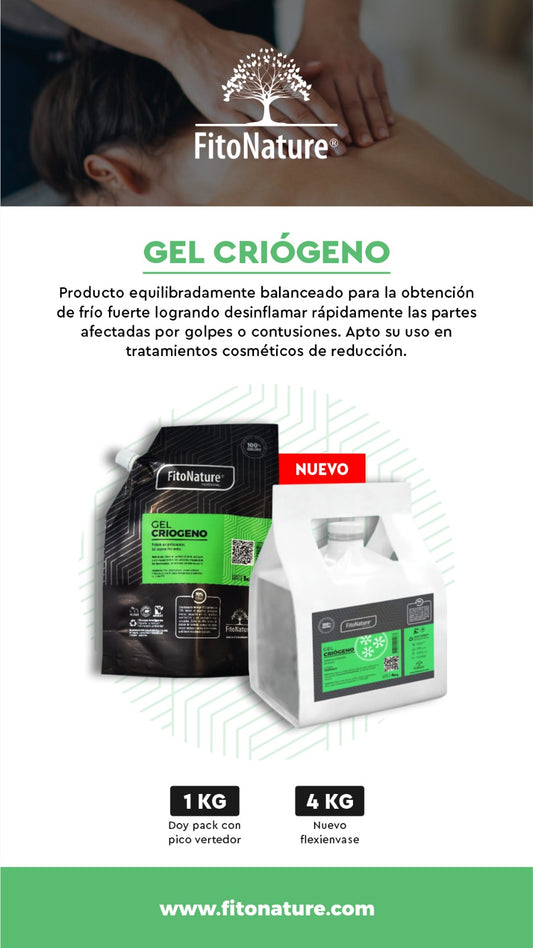 Gel Criógeno Fitonature Doy Pack 1Kg Calidad Profesional