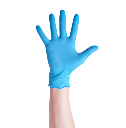 Guantes Mediglove Nítrilo Azul Caja X 100 Unidades