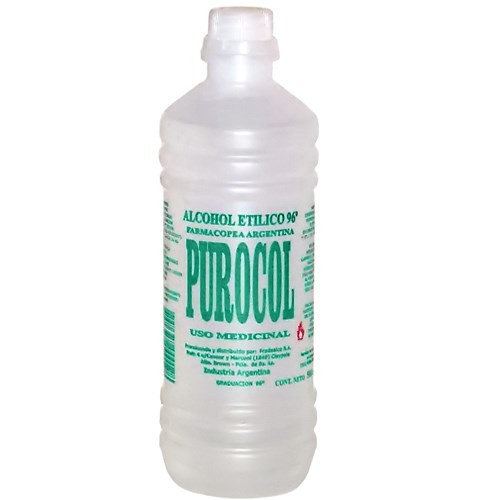 Alcohol Purocol Etílico 96% X 1 Litro