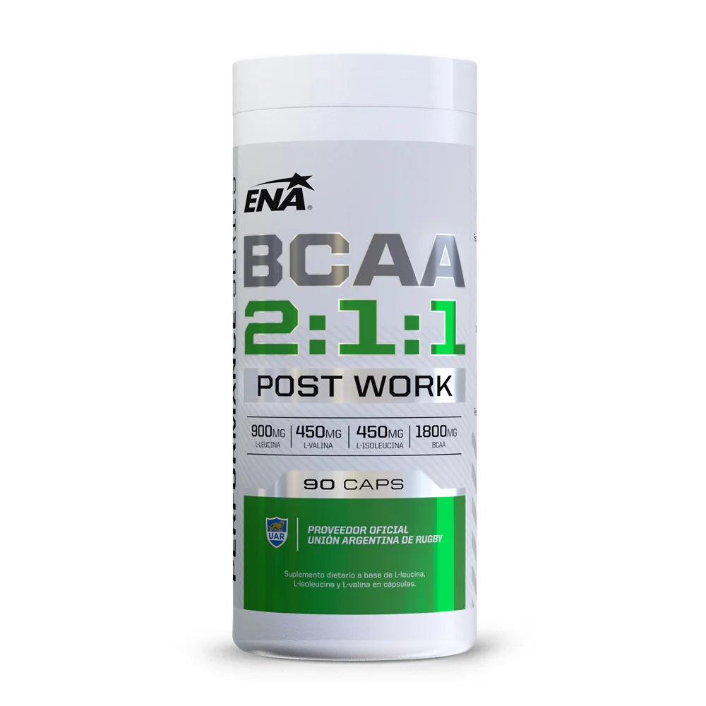 BCAA 2:1:1  Ena Sport x 90 Cápsulas