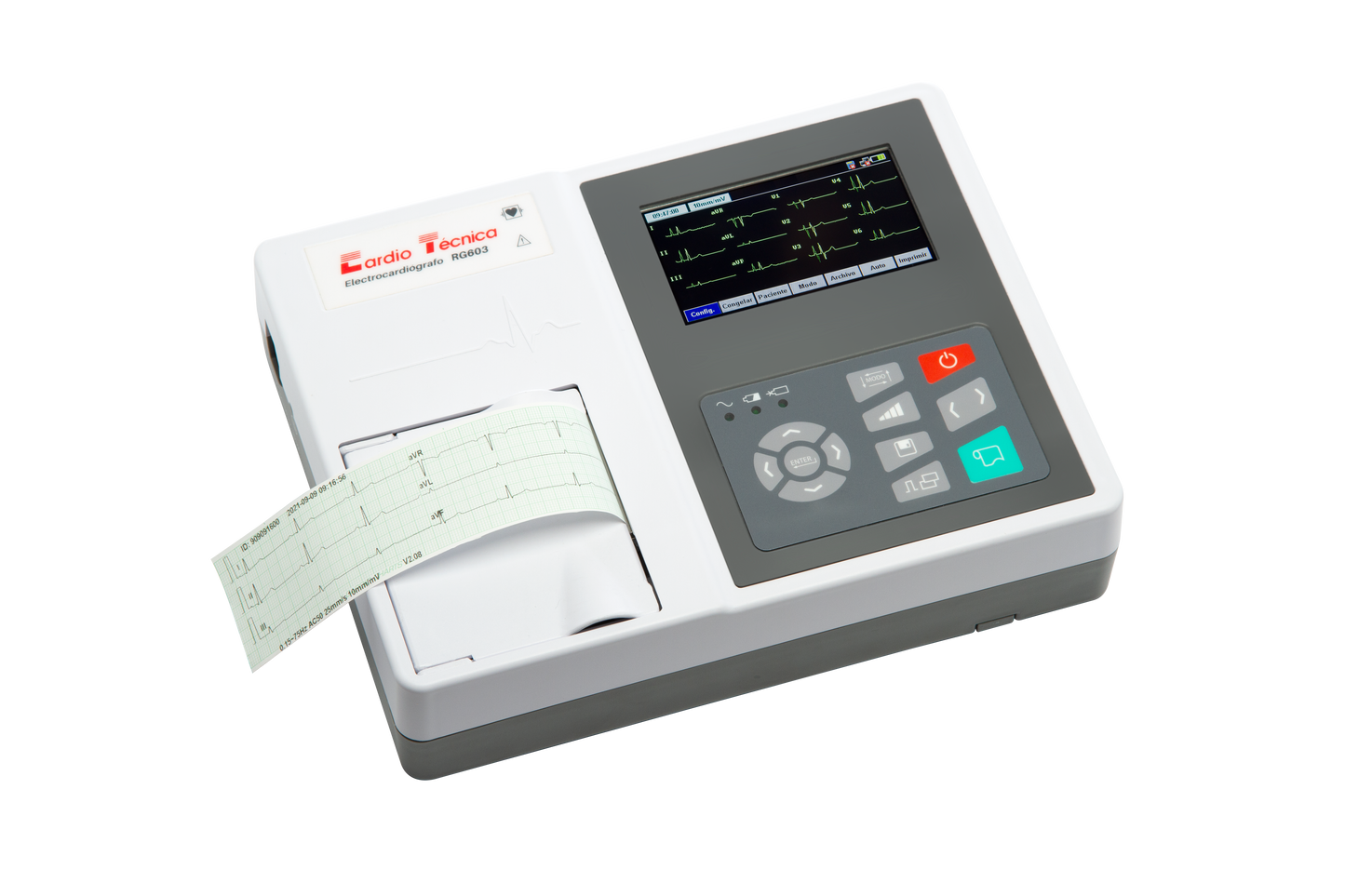 Electrocardiógrafo Cardiotécnica Rg603 3 Canales