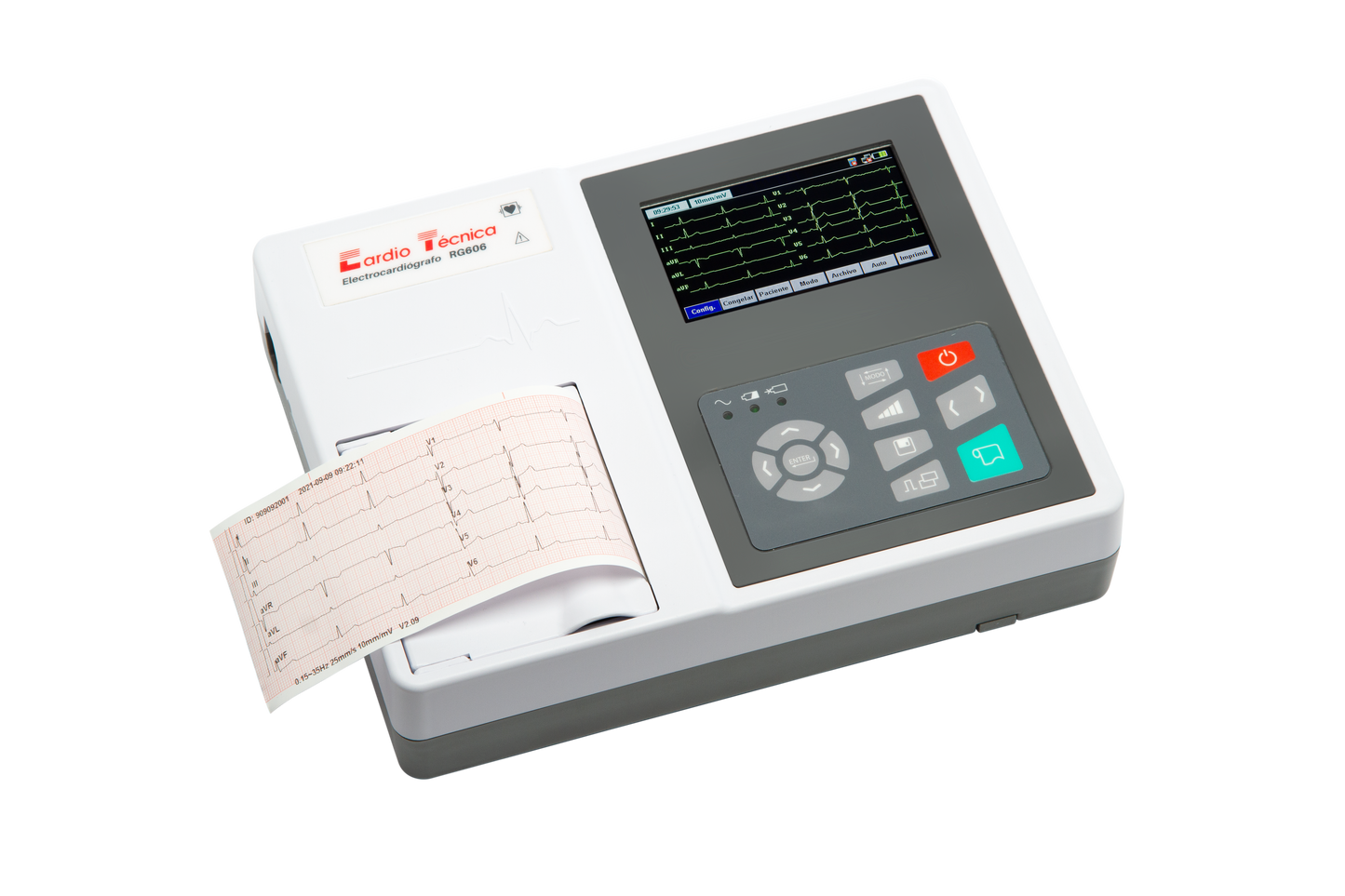 Electrocardiógrafo Cardiotécnica Rg606 6 Canales