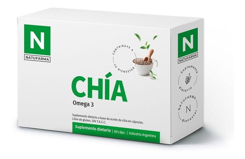 Natufarma Aceite de Chia Omega 3 Cápsulas