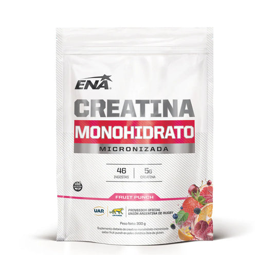 Creatina Monohidrato Micronizada Ena Sport x 300 Gr Fruit Punch