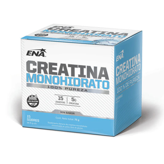 Creatina Monohidrato Micronizada Ena Sport Monodosis 15 Sobres