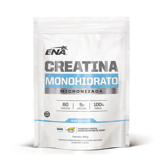 Creatina Monohidrato Micronizada Ena Sport x 300 Gr Neutro