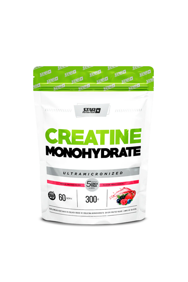 Creatina Monohidrato Star Nutrition Doypack Frutos Rojos 300 Gr