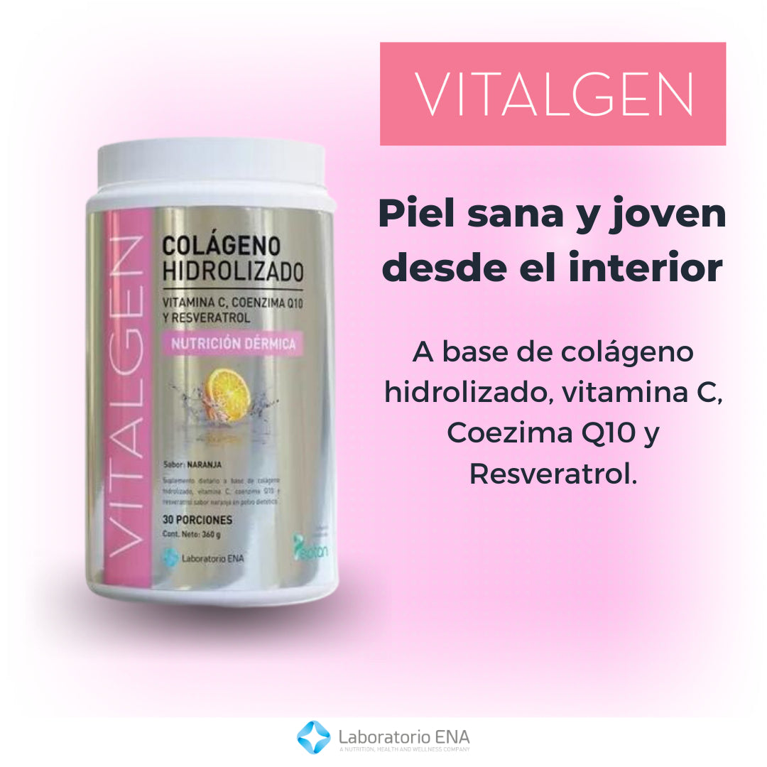 Vitalgen Colágeno Hidrolizado Nutrición Dérmica 360g