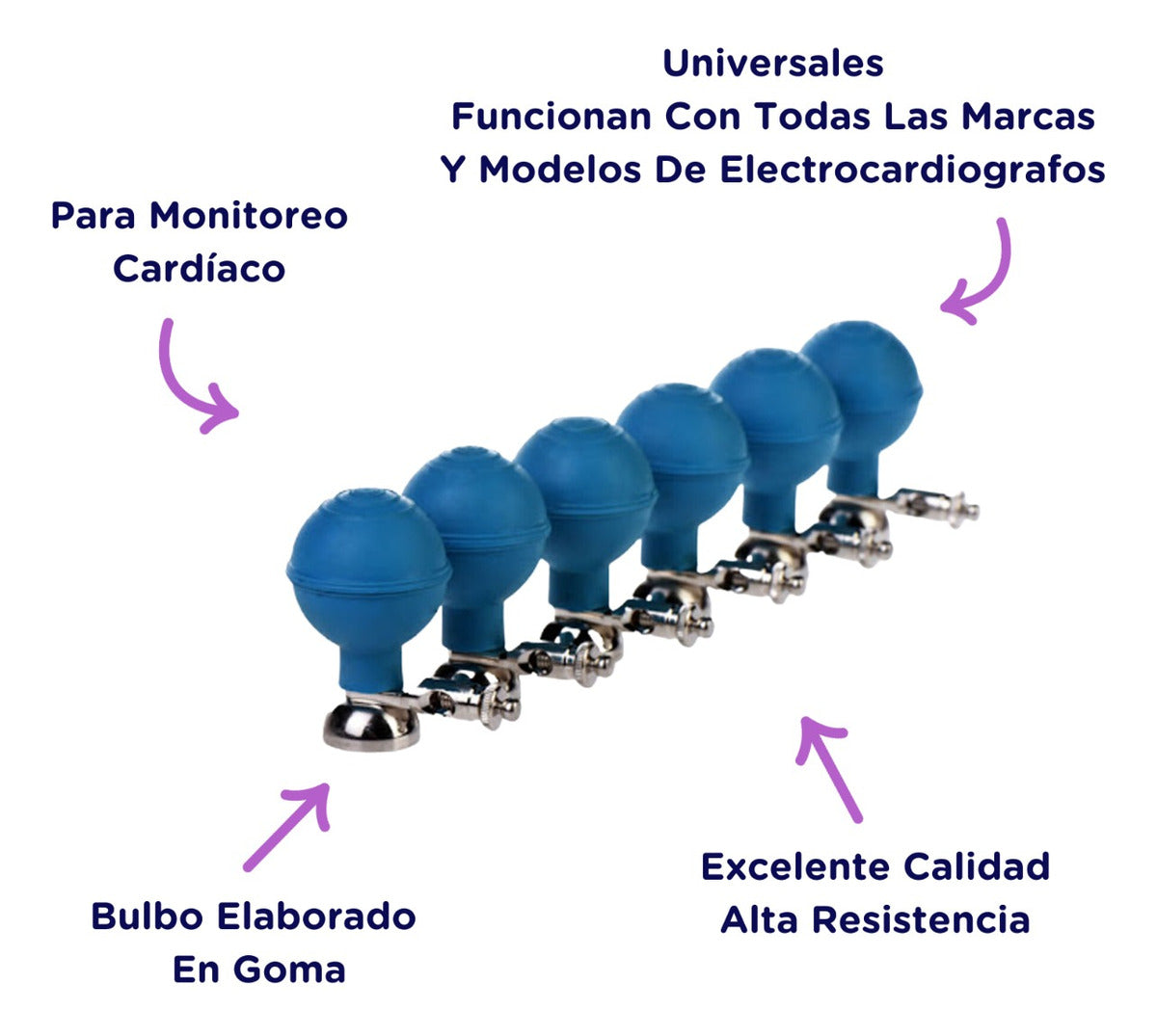 Juego De Peras Precordiales Adulto X6