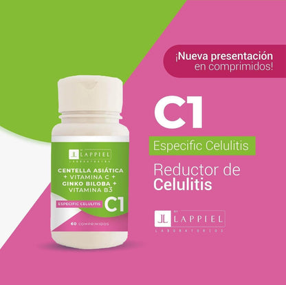 C1 Especific Celulitis By Lappiel x 60 comprimidos