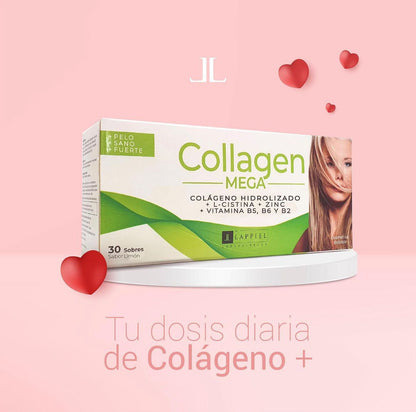 Collagen Mega By Lappiel Colágeno Pelo y Uñas x30 Sobres