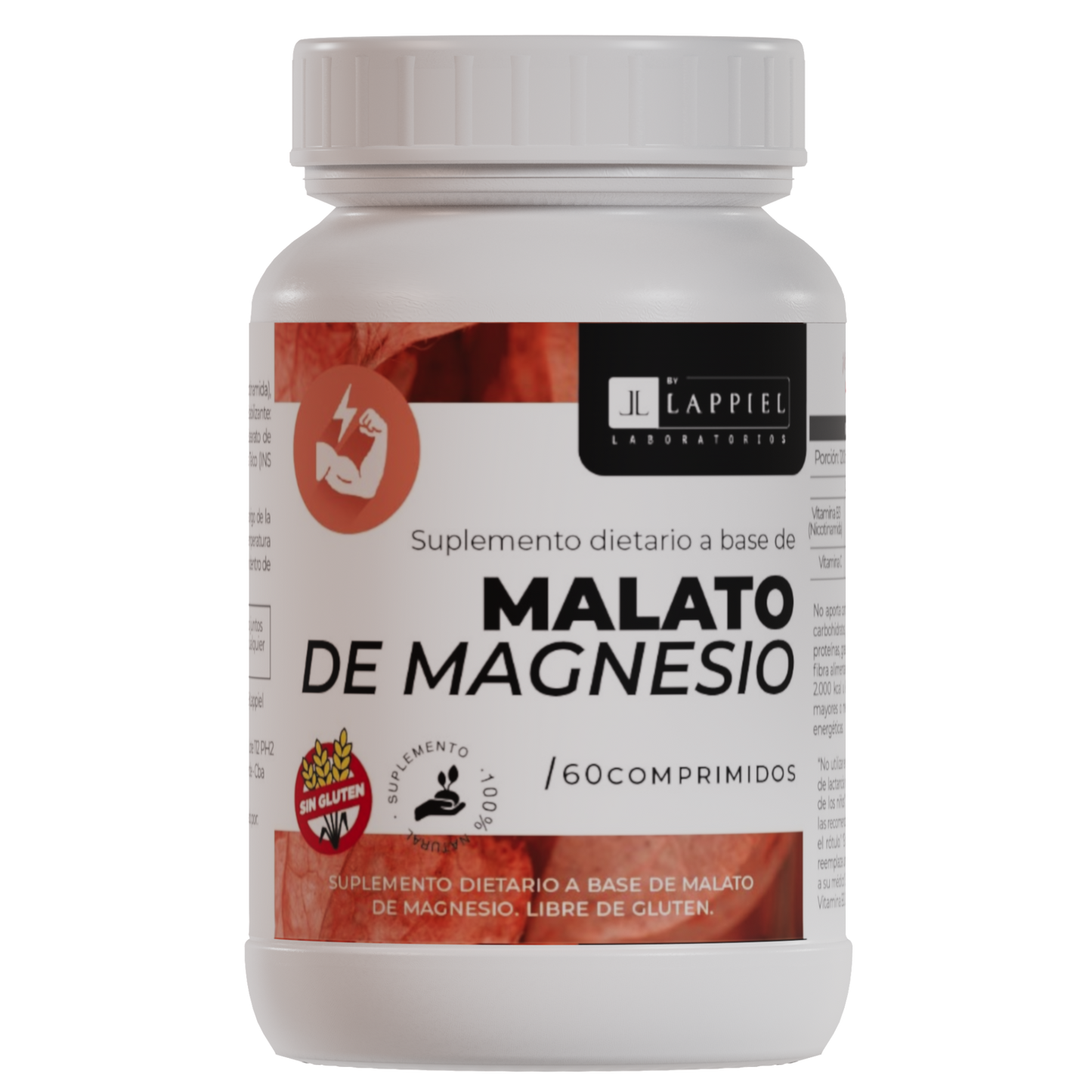Malato de Magnesio Lappiel x 60 Comprimidos
