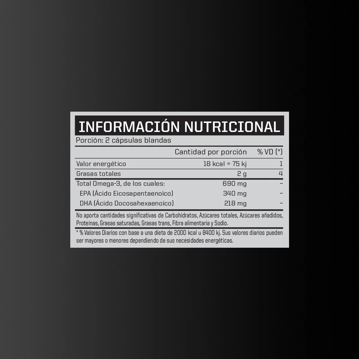 Omega 3 Dha + Epa Ena Sport x 60 Cápsulas