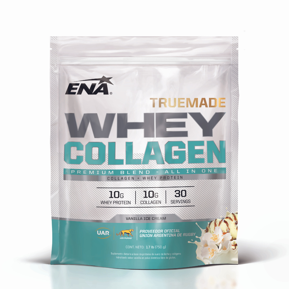 TrueMade Whey Collagen Ena Vainilla Ice Cream 1.7 Lb (750 Gr)