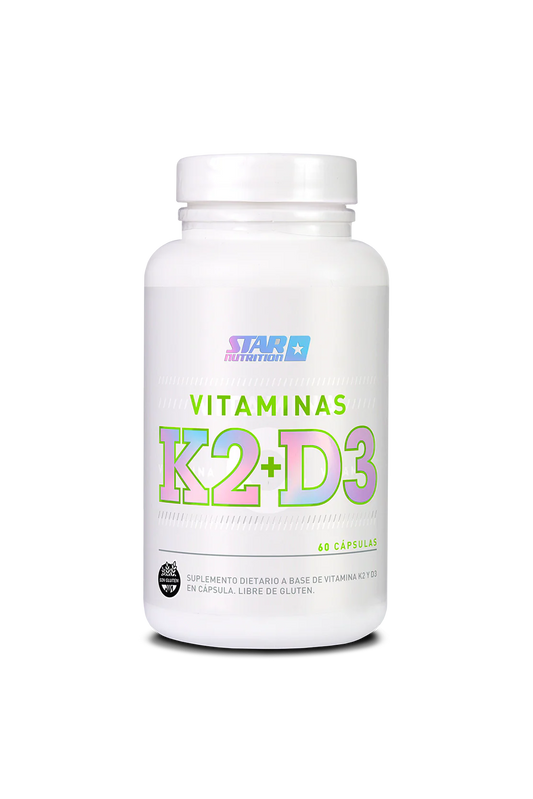 Vitaminas K2+D3 Star Nutrition x 60 Cápsulas