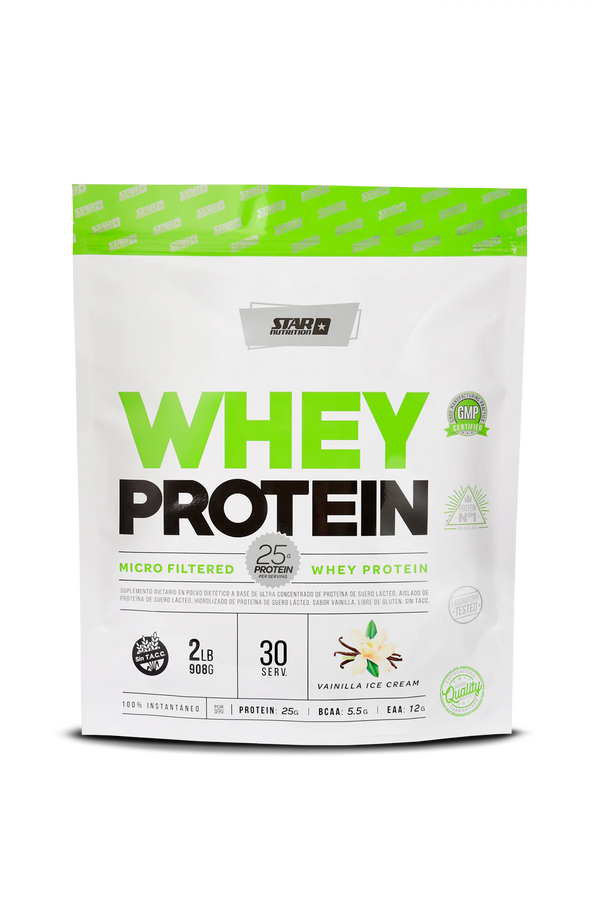 Whey Protein Star Nutrition Doypack Vainilla 2 Lb (908 Gr)