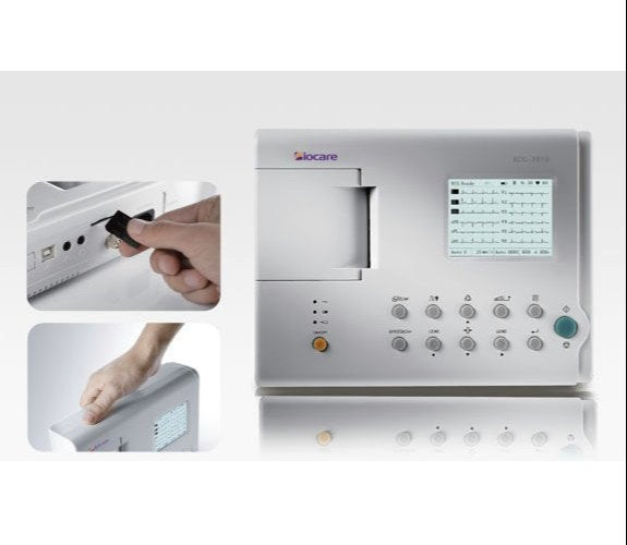 Electrocardiógrafo Biocare Ecg-3010 3 Canales