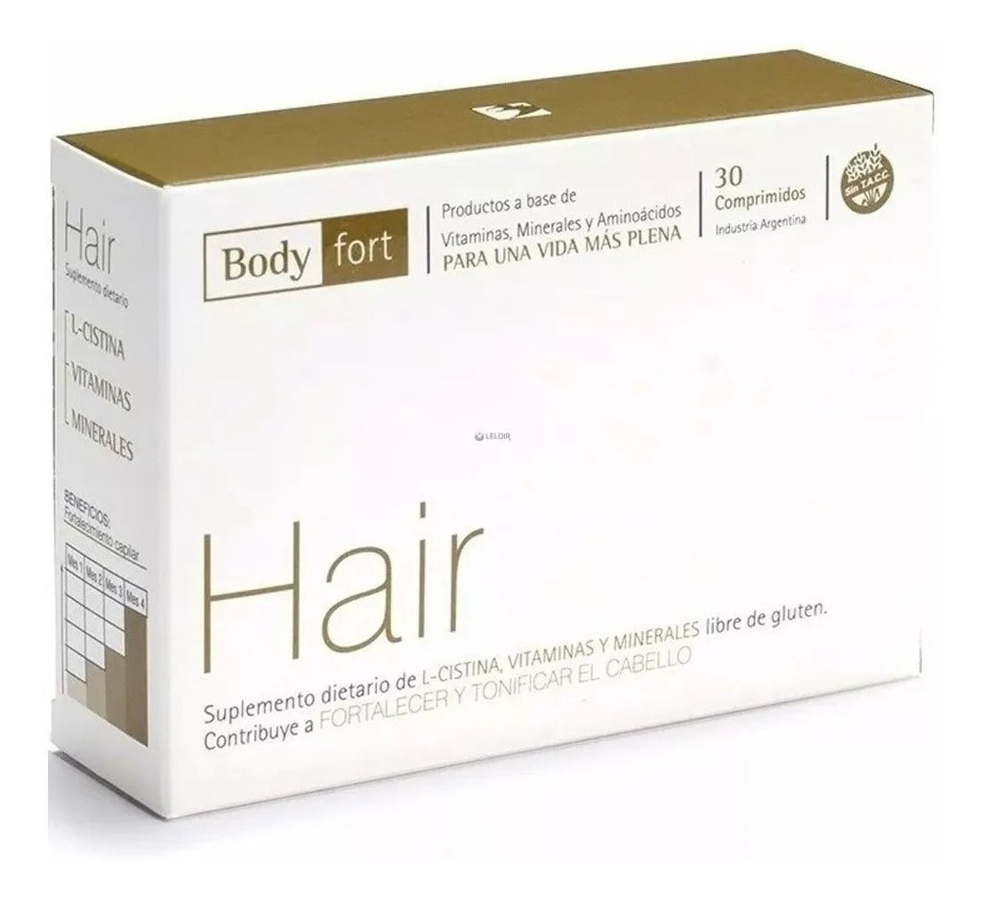 Natufarma Body Fort Hair Para El Cabello X 30 Comprimidos