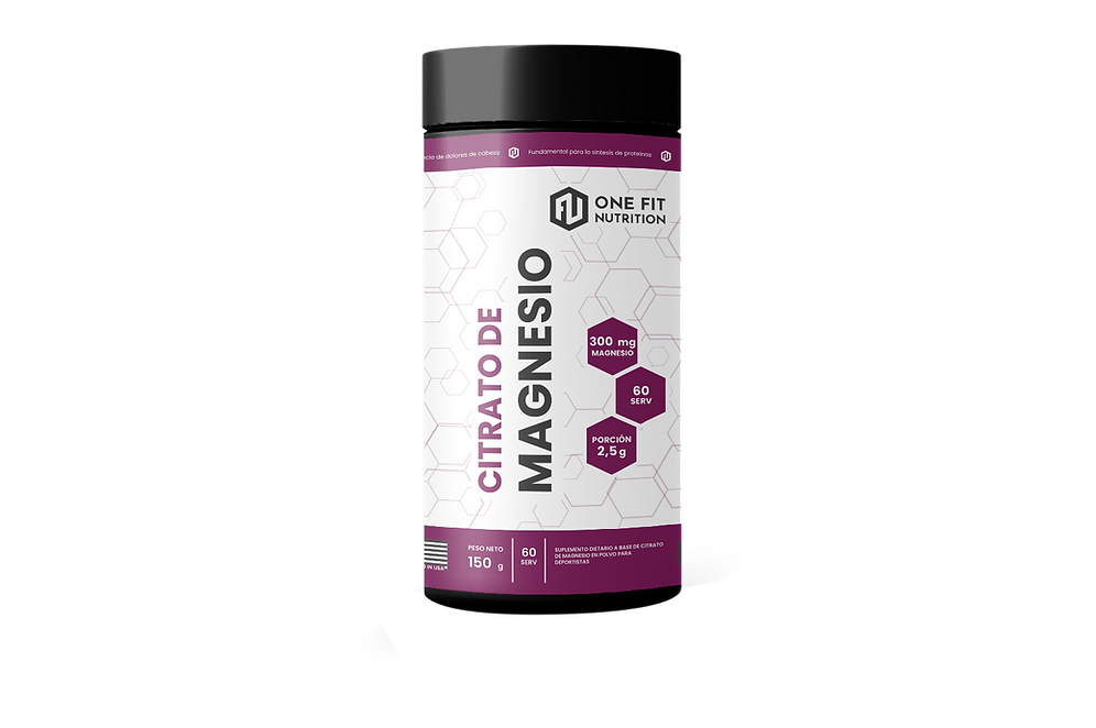 Citrato de Magnesio One Fit 150 Gr Sin Sabor