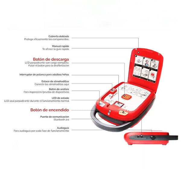 Desfibrilador Externo Automático (DEA) Modelo Radian QBio HR501