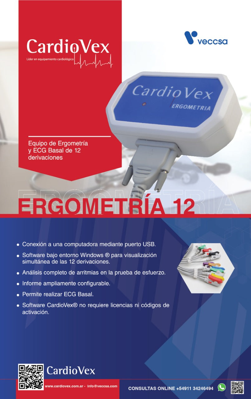 Ergometría 12 Cardiovex