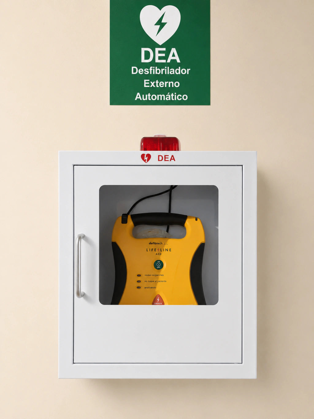 DEA Gabinete para pared para Desfibrilador