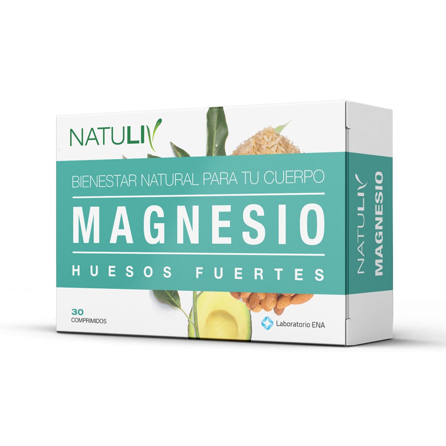 Natuliv Magnesio Huesos Sanos y Fuertes X 30 Comp