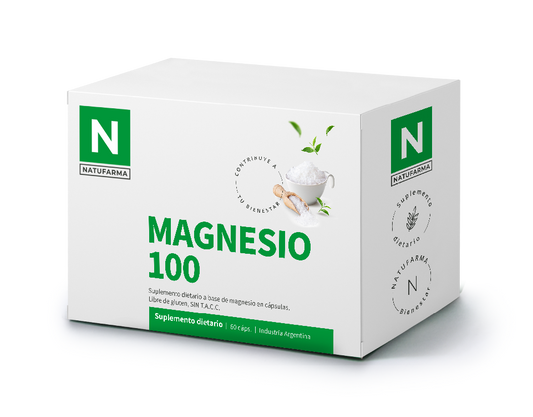 Natufarma Magnesio 100  X 60 Cápsulas