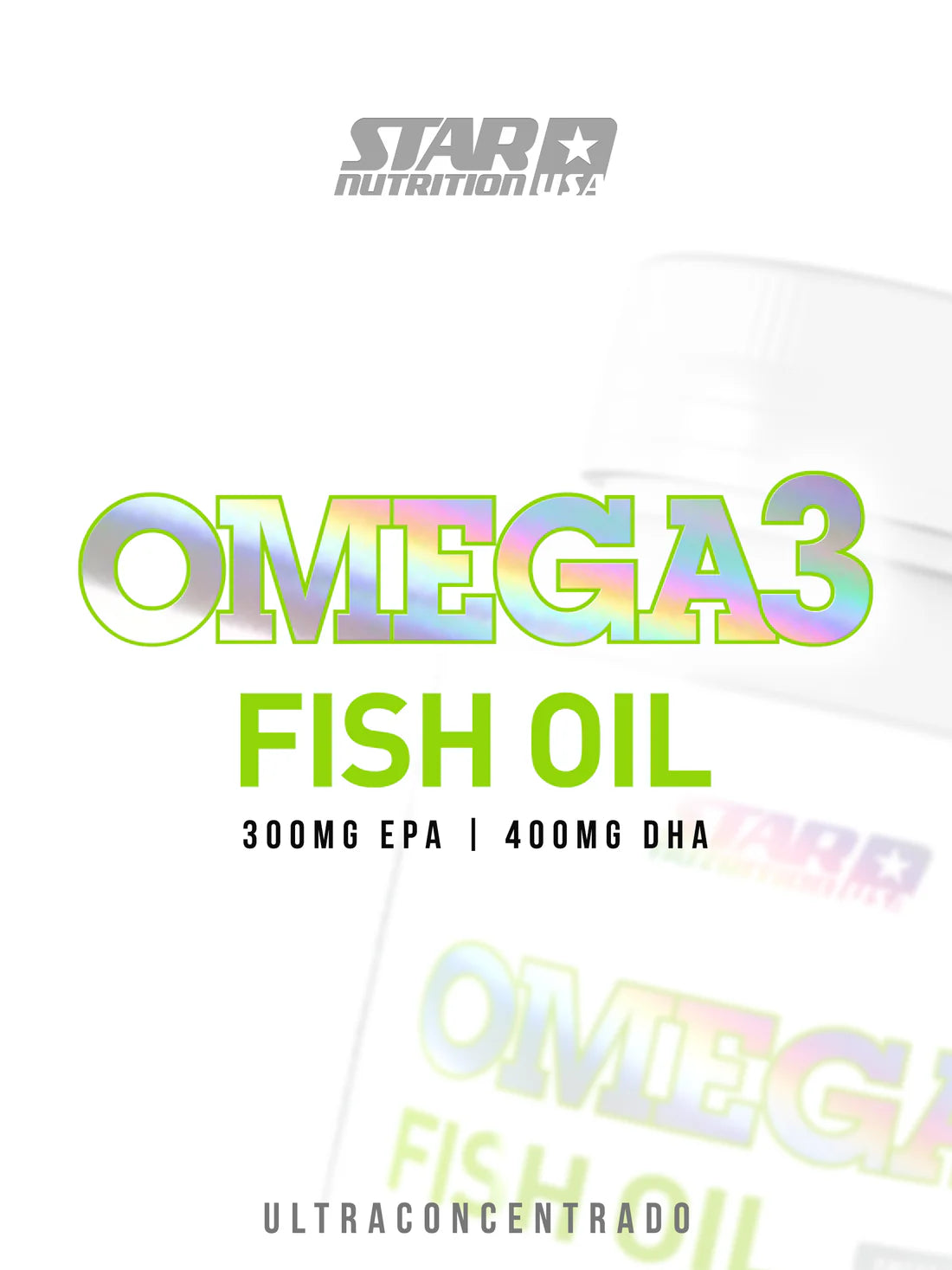 Omega 3 Fish Oil Star Nutrition x 60 Cápsulas