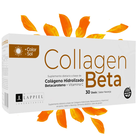 Collagen Beta By Lappiel Colágeno Hidrolizado Betacaroteno Vitamina C x30 Sobres