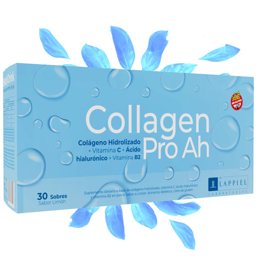 Collagen Pro AH By Lappiel Colágeno Hidrolizado Vit C Ácido Hialurónico x30 Sobres