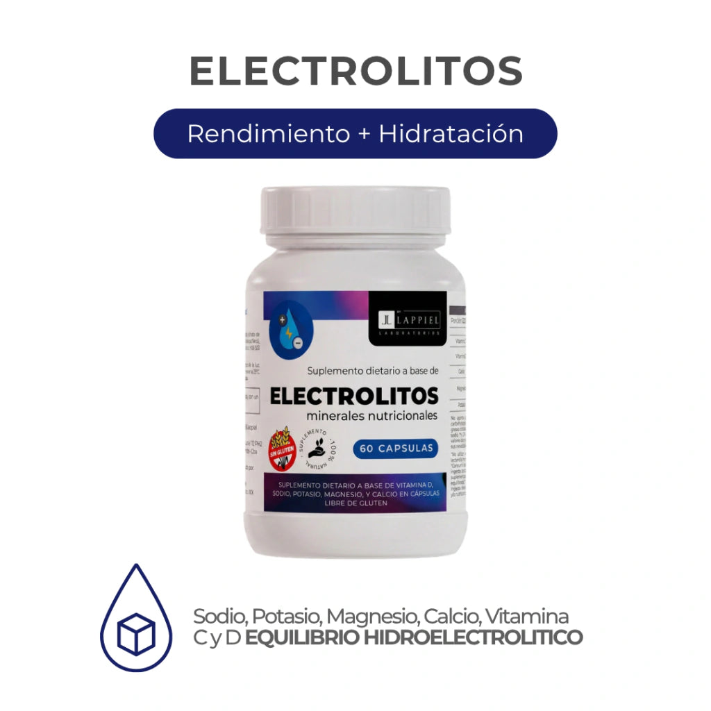 Electrolitos ByLappiel x 60 Cápsulas