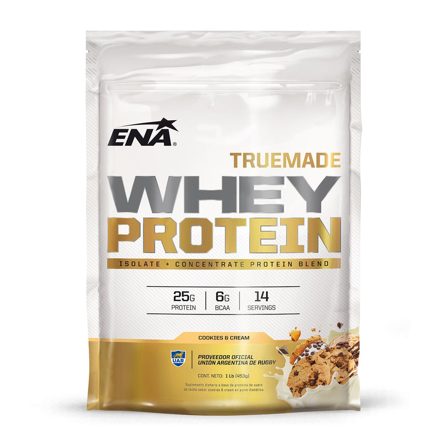 TrueMade Whey Protein Ena Cookies and Cream 1 Lb (453 Gr)